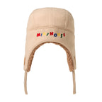 Bear Motif 2-Way Aviator Hat
