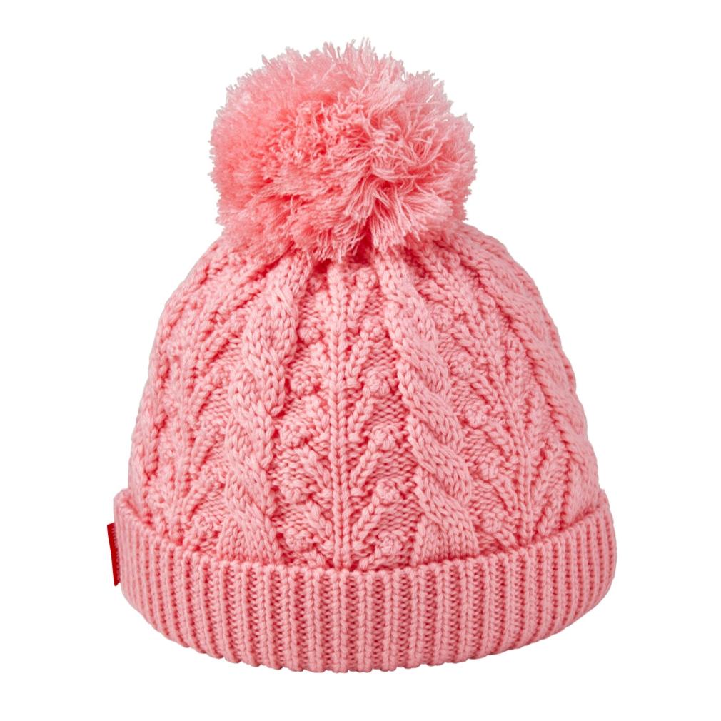 MIKI HOUSE Bear Cable Knit Beanie