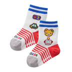 Retro Game Motif Y-Heel Socks