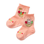 Retro Game Motif Y-Heel Socks