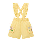 Chieko Saku Lucky Clover 2WAY Suspenders Shorts