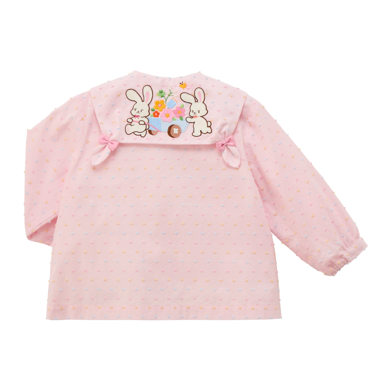 Chieco Saku Dewdrop Jewels Sailor Collar Cardigan