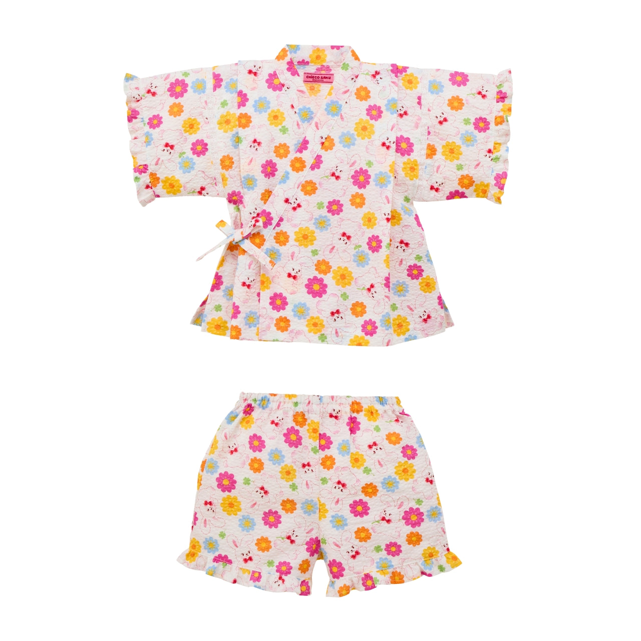 Chieco Saku Lucky Clover Two-Piece Jinbei
