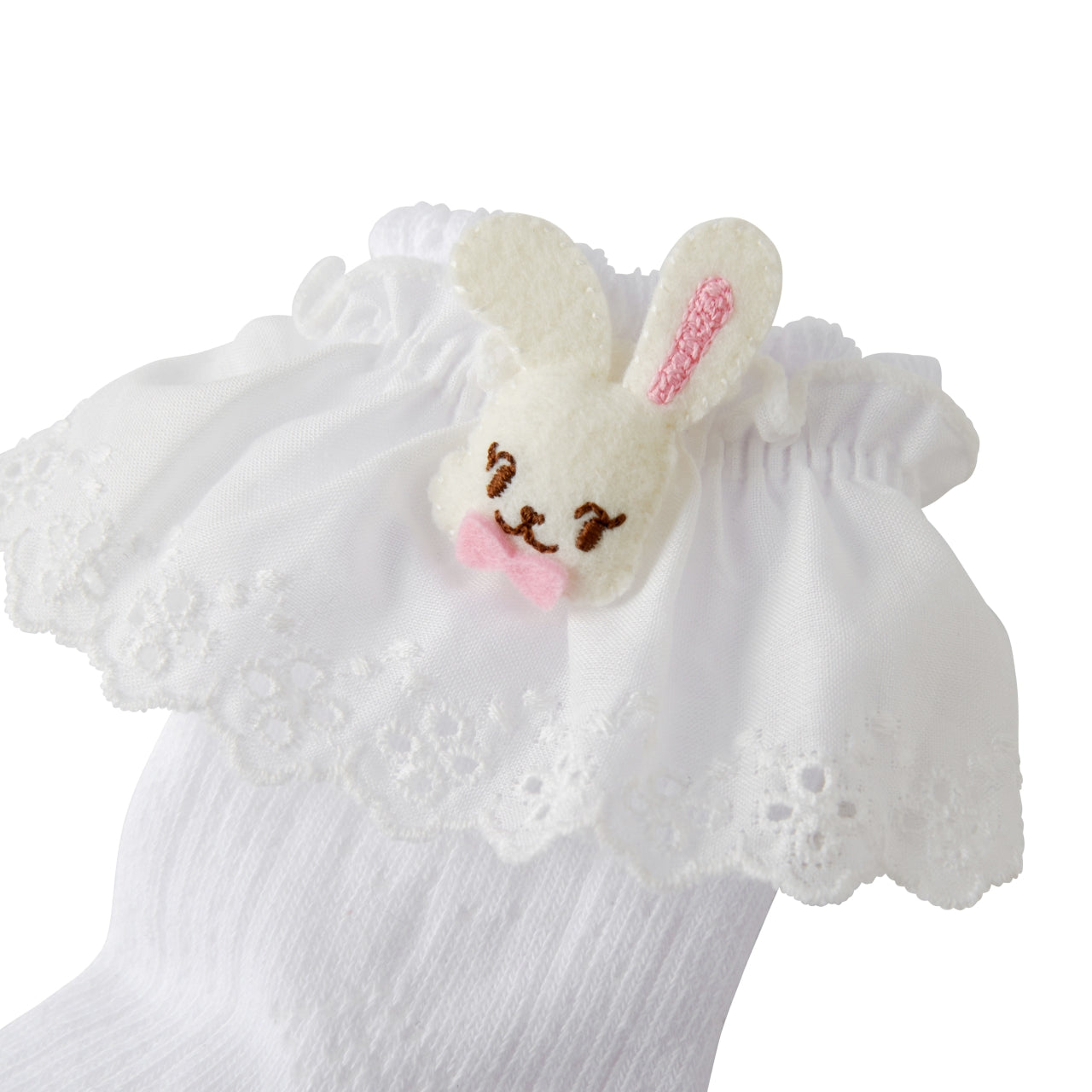 Chieco Saku Clover Eyelet Lace Socks