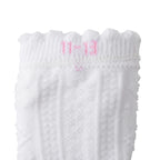 Chieco Saku Clover Eyelet Lace Socks