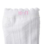 Chieco Saku Clover Eyelet Lace Socks