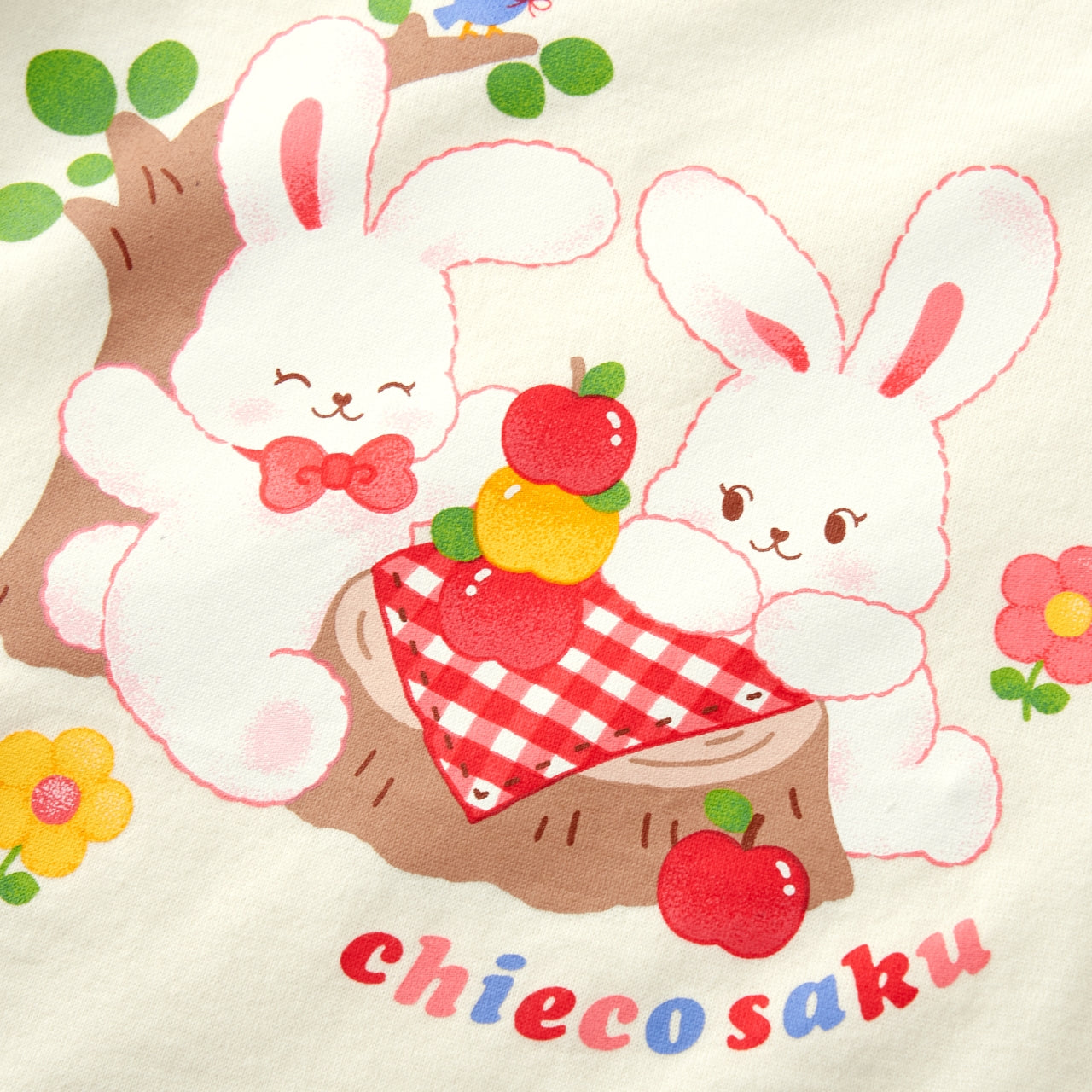 Chieco Saku Storybook Print Long Sleeve Tee