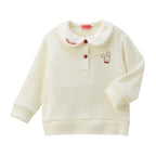 Chieco Saku Embroidered Collared Wool-Blend Jumper