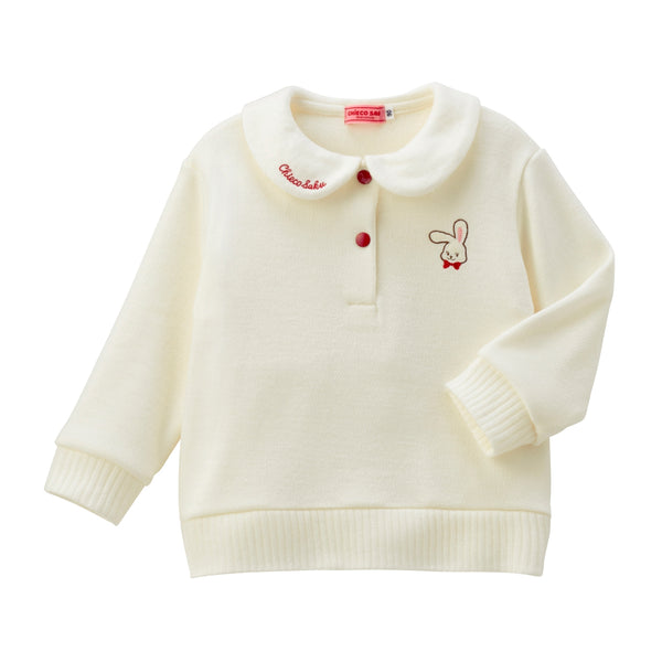 Chieco Saku Embroidered Collared Wool-Blend Jumper