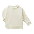 Chieco Saku Embroidered Collared Wool-Blend Jumper
