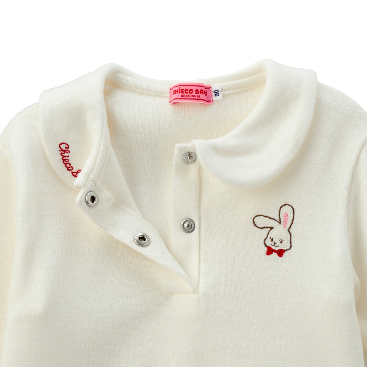 Chieco Saku Embroidered Collared Wool-Blend Jumper