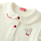 Chieco Saku Embroidered Collared Wool-Blend Jumper