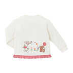 Chieco's Gingham Frill A-Line Sweatshirt