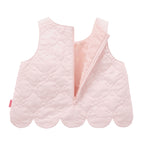 Sky Canvas Quilted Floral Vest
