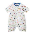 MIKI HOUSE Bear Cotton Fraise Newborn Shortall