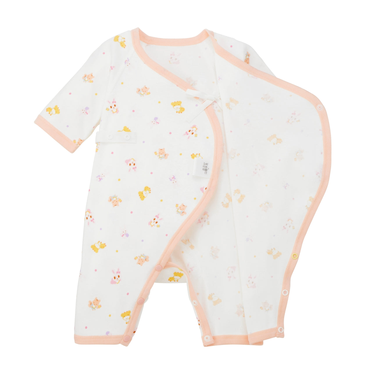Usako Wrap-Front Baby Bodysuit