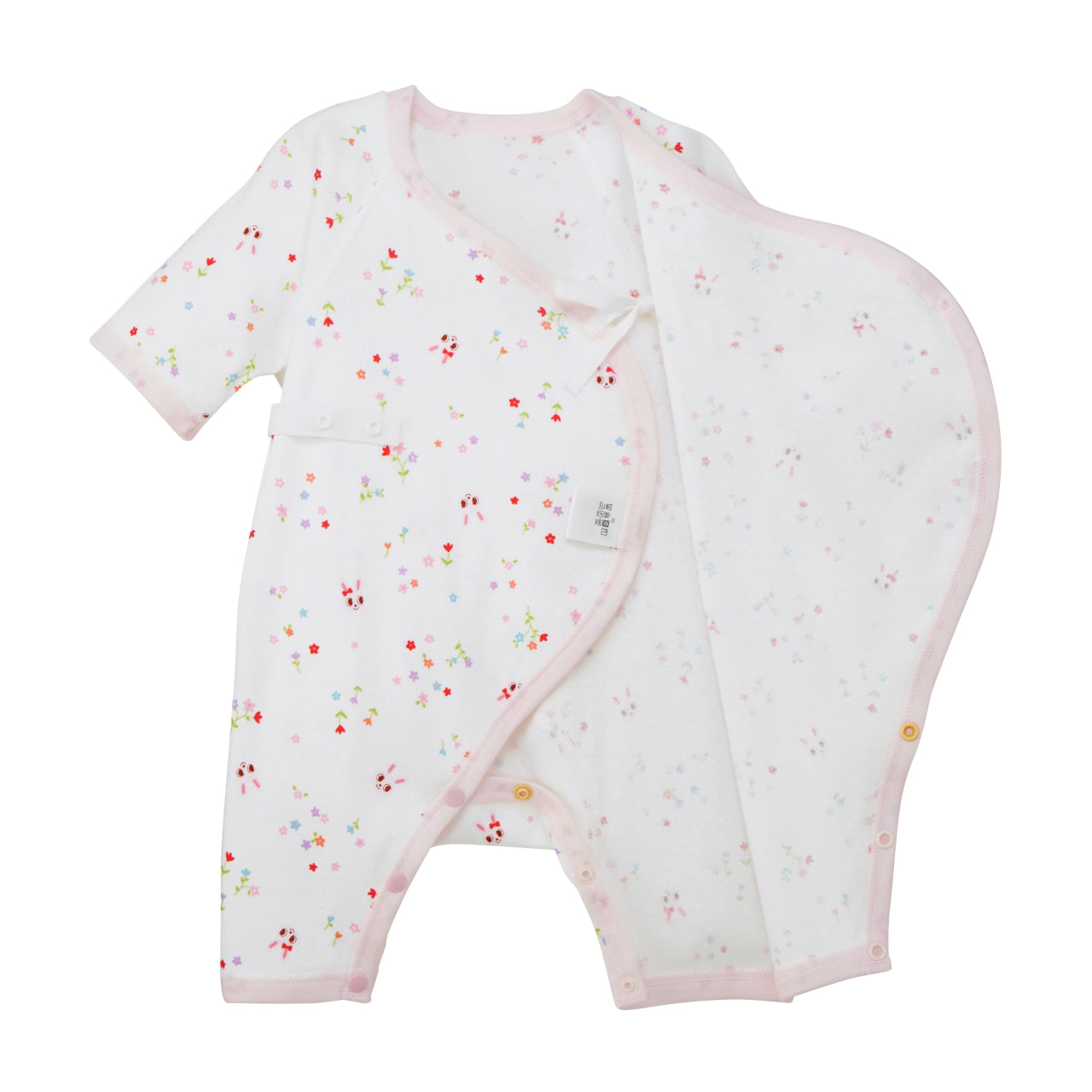 Usako Wrap-Front Baby Bodysuit