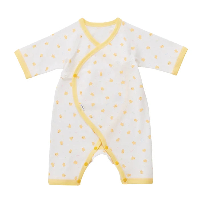 PUREVEIL All-Over Print Ribbed Baby Romper Vest