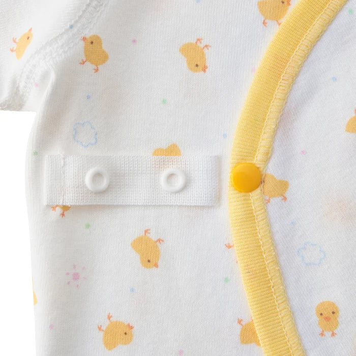 PUREVEIL All-Over Print Ribbed Baby Romper Vest