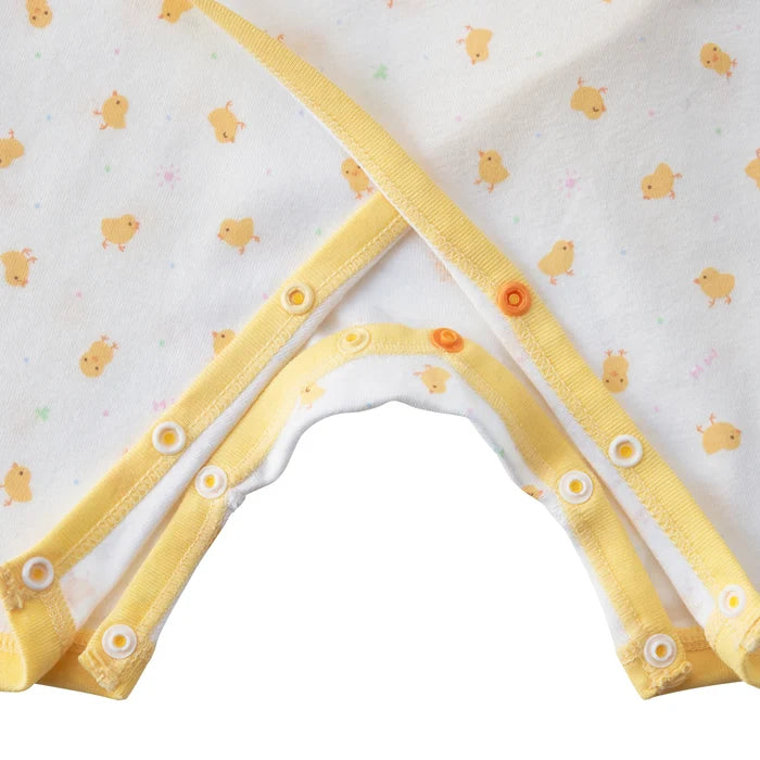 PUREVEIL All-Over Print Ribbed Baby Romper Vest