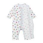 Pucchi & Car Print Front-Opening Baby Bodysuit