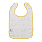 Double Weave Gauze Bib with Lining - Friendly animal motif