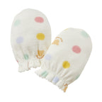 PureVeil Newborn Mittens - Multicolour Dots