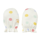 PureVeil Newborn Mittens - Multicolour Dots