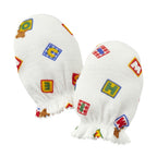 PureVeil Baby Mittens - Multi-Dot & Block Logo
