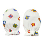 PureVeil Baby Mittens - Multi-Dot & Block Logo