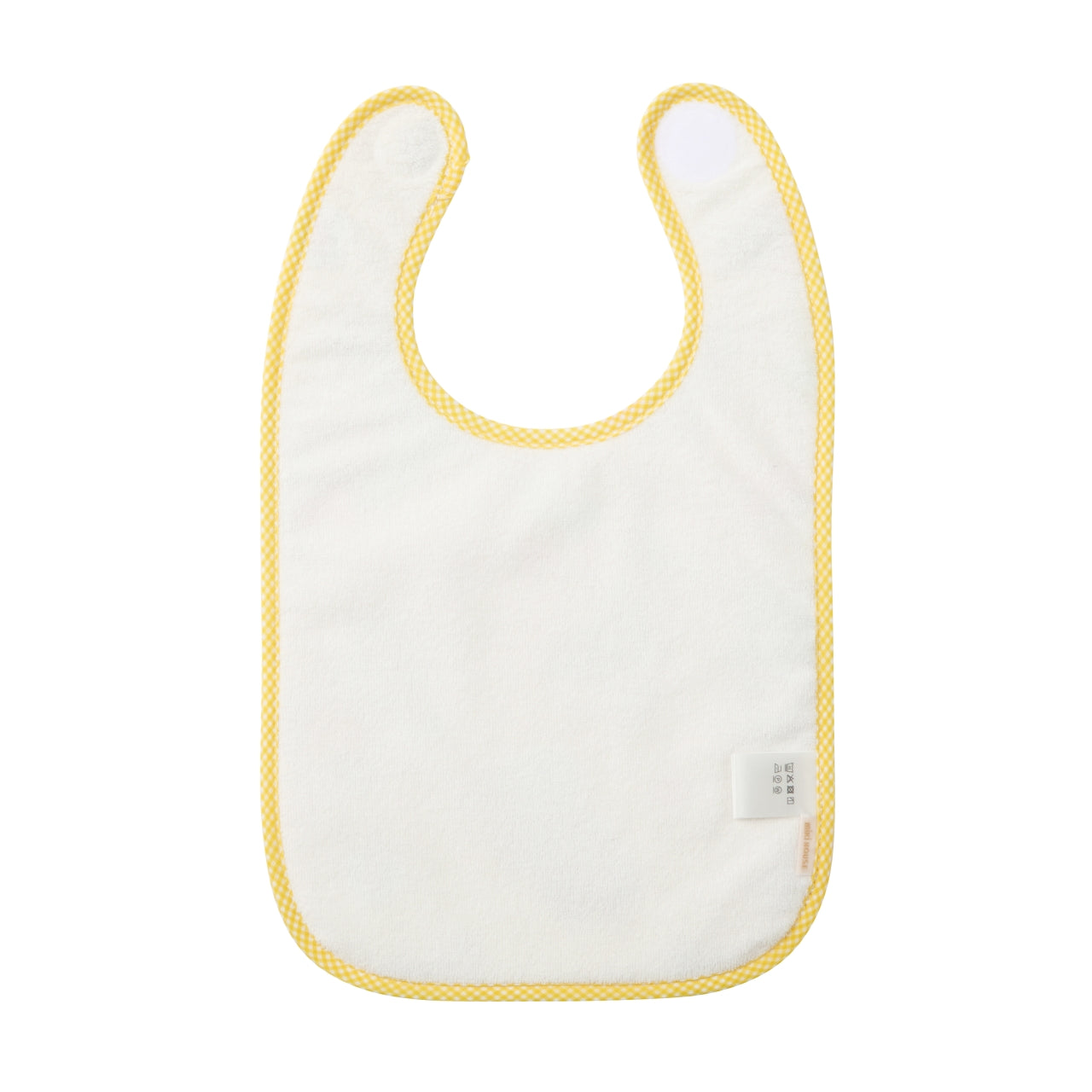 MIKI HOUSE Bear Large Chenille Weave Bib