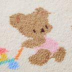 MIKI HOUSE Bear Chenille Hand Towel