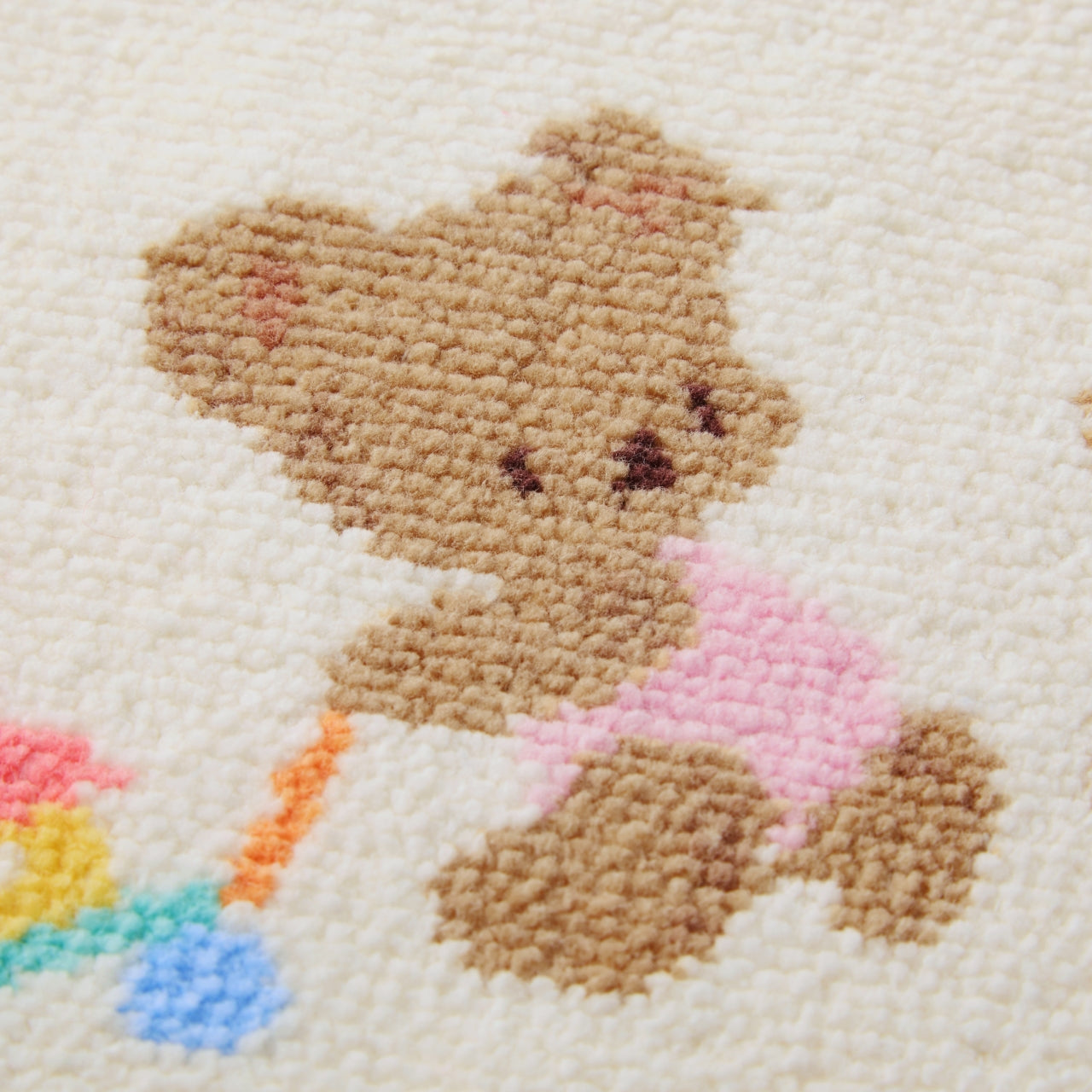 MIKI HOUSE Bear Chenille Hand Towel