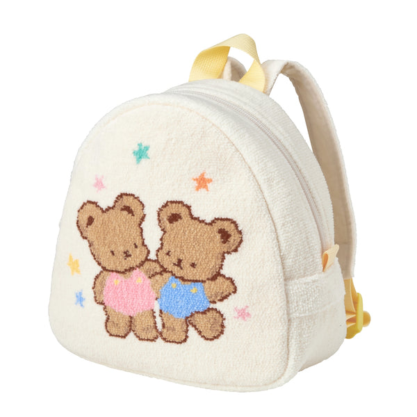 MIKI HOUSE Bear Chenille Baby Rucksack