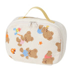 MIKI HOUSE Bear Chenille Nappy Pouch