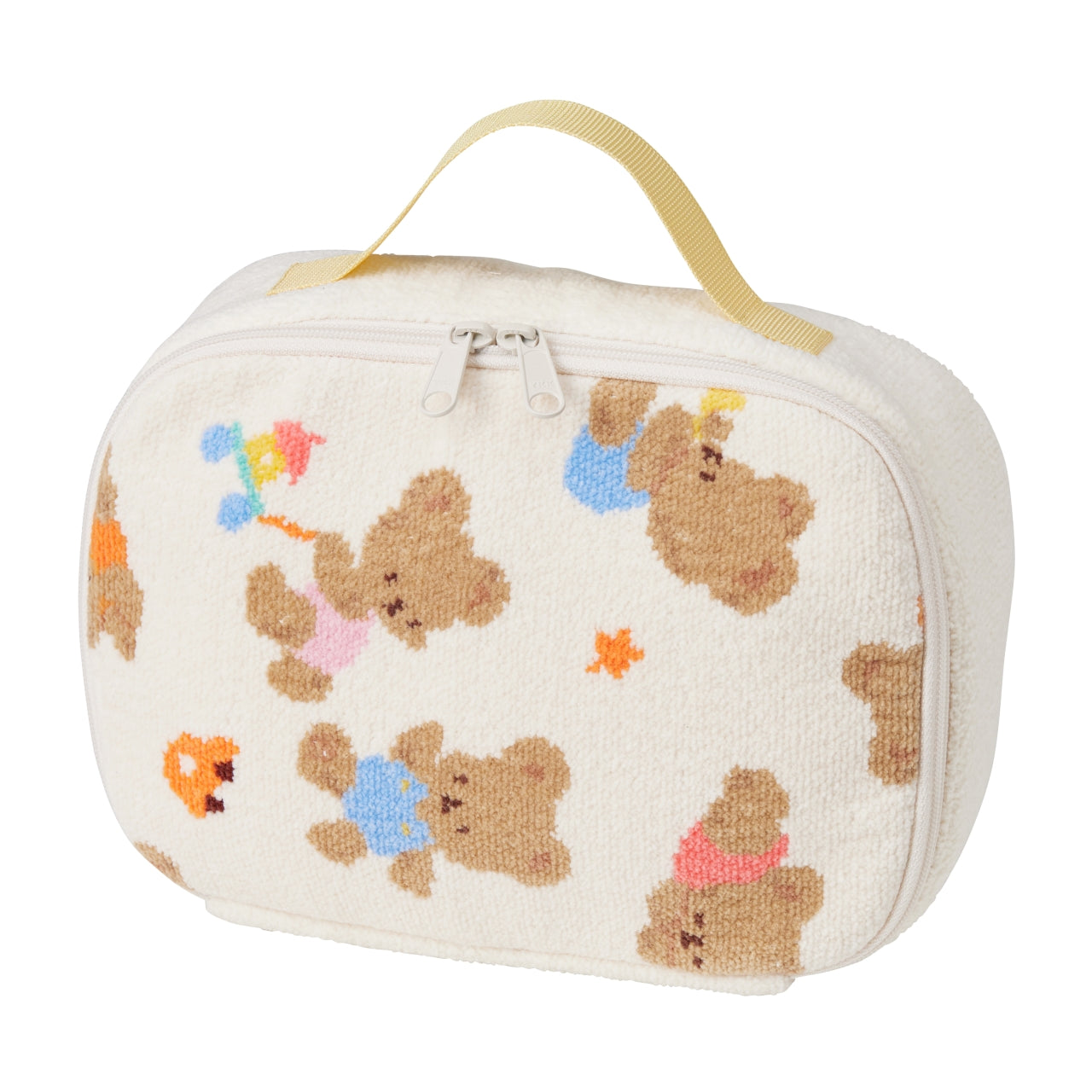 MIKI HOUSE Bear Chenille Nappy Pouch