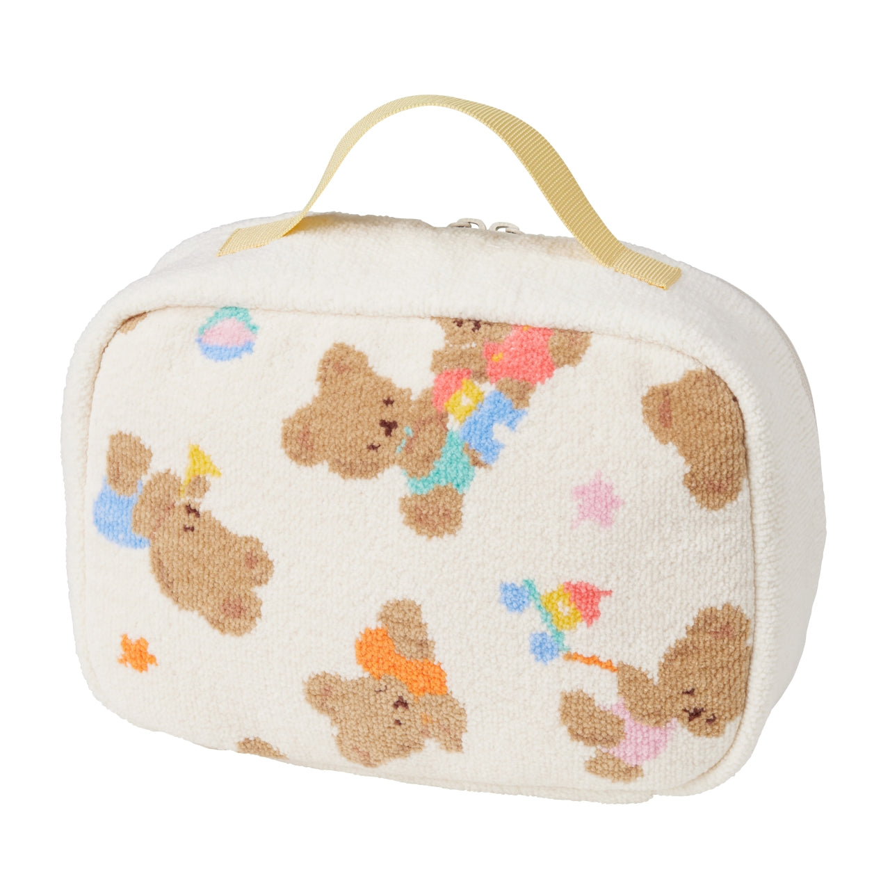 MIKI HOUSE Bear Chenille Nappy Pouch