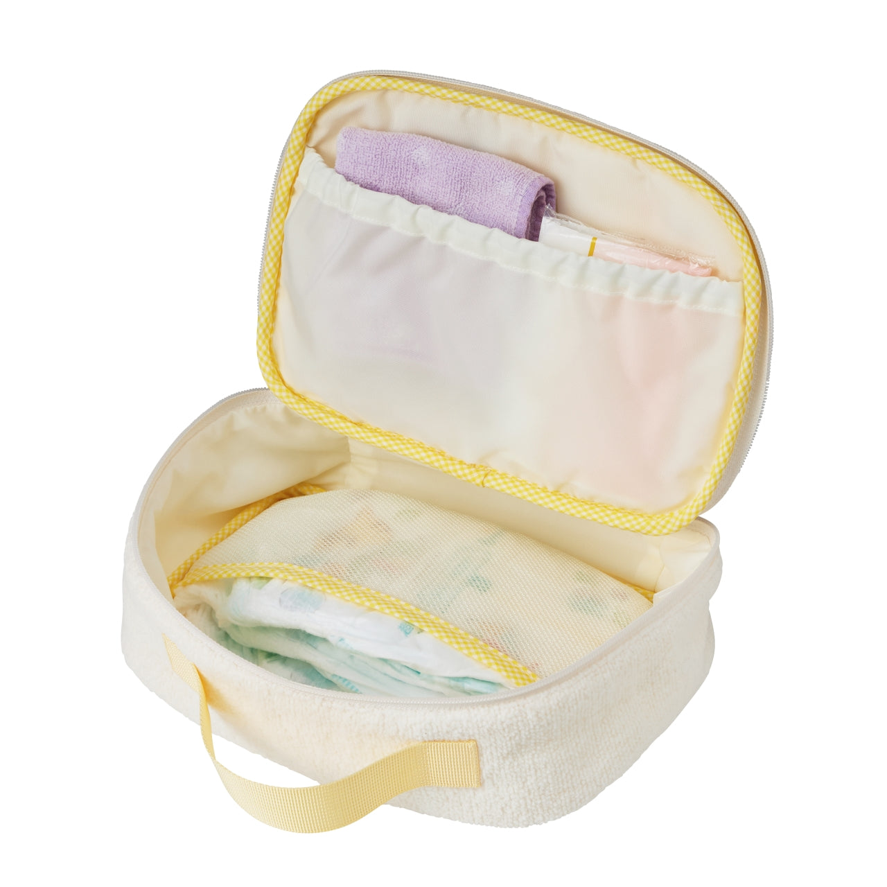 MIKI HOUSE Bear Chenille Nappy Pouch