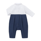 Tuxedo-Style Coverall Set