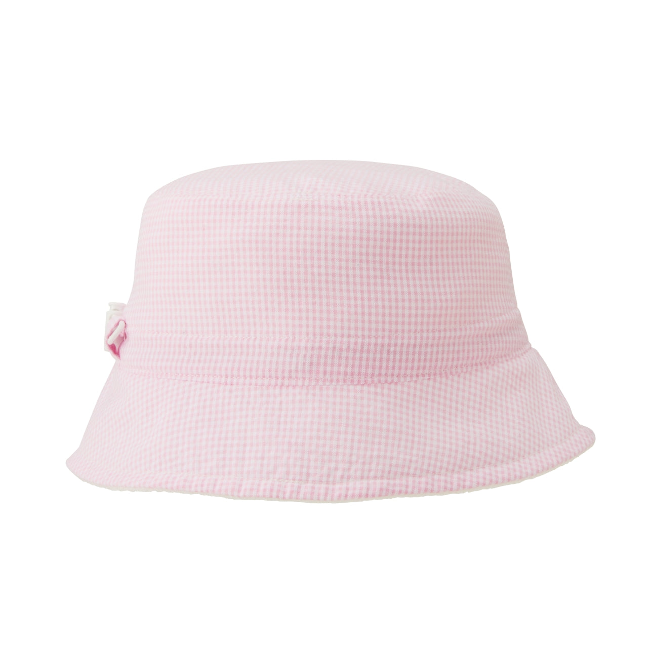 Reversible Seersucker & Pile Summer Hat