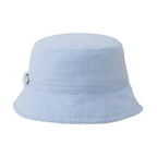 Reversible Seersucker & Pile Summer Hat