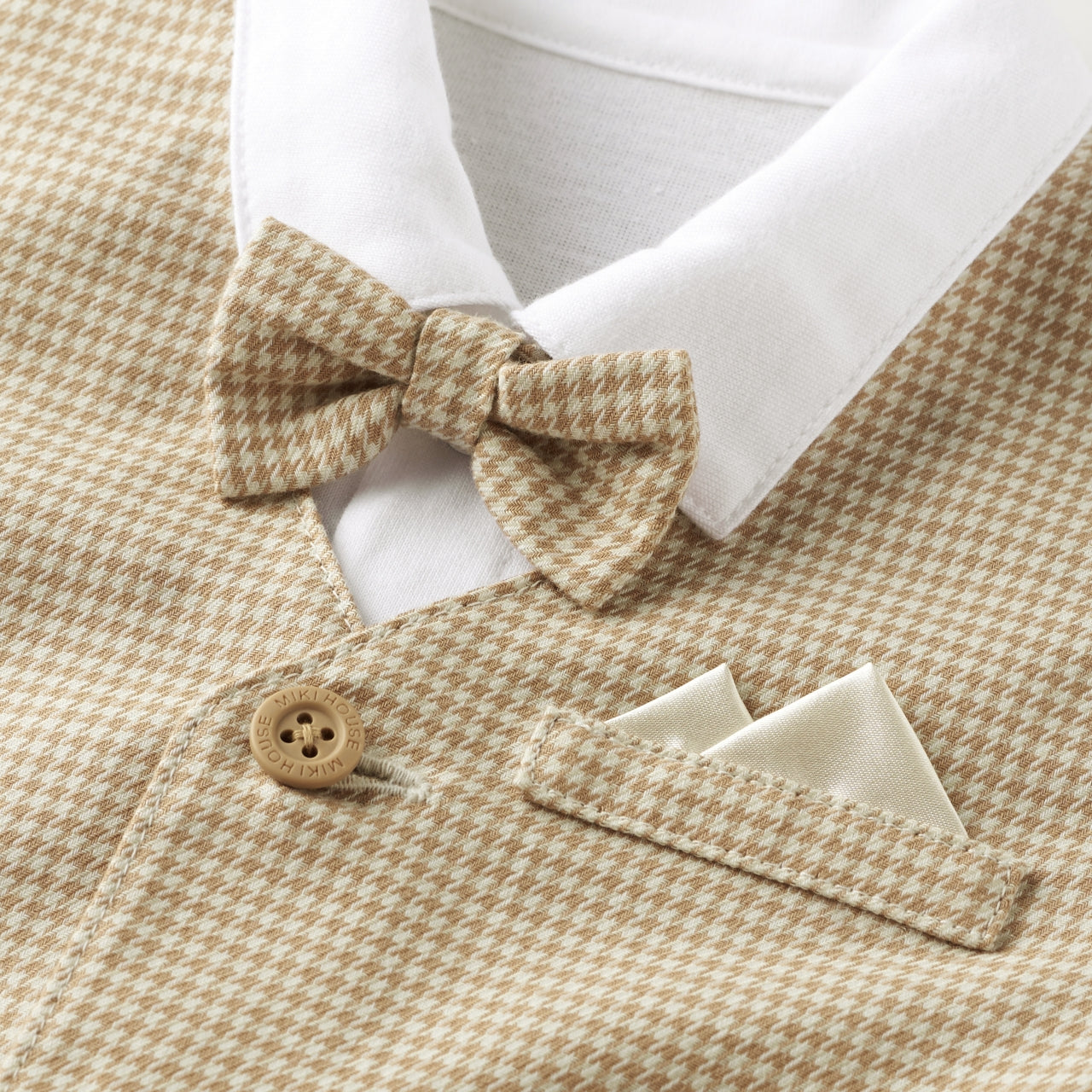 Tuxedo-Style Baby Formal Shortie Set