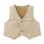 Tuxedo-Style Baby Formal Shortie Set
