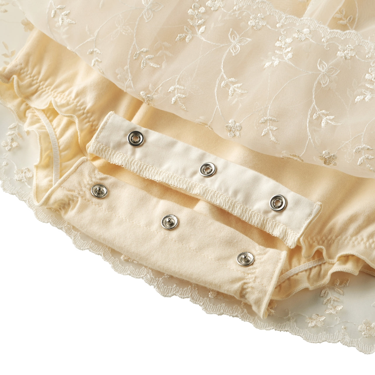 Organza Lace Dress-Style Baby Formal Shortie