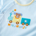 2-Way Premium Cotton Suit with Playful Bear and Bunny Motifs
