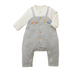 Animal Embroidery Layered-Style Coverall