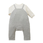 Animal Embroidery Layered-Style Coverall
