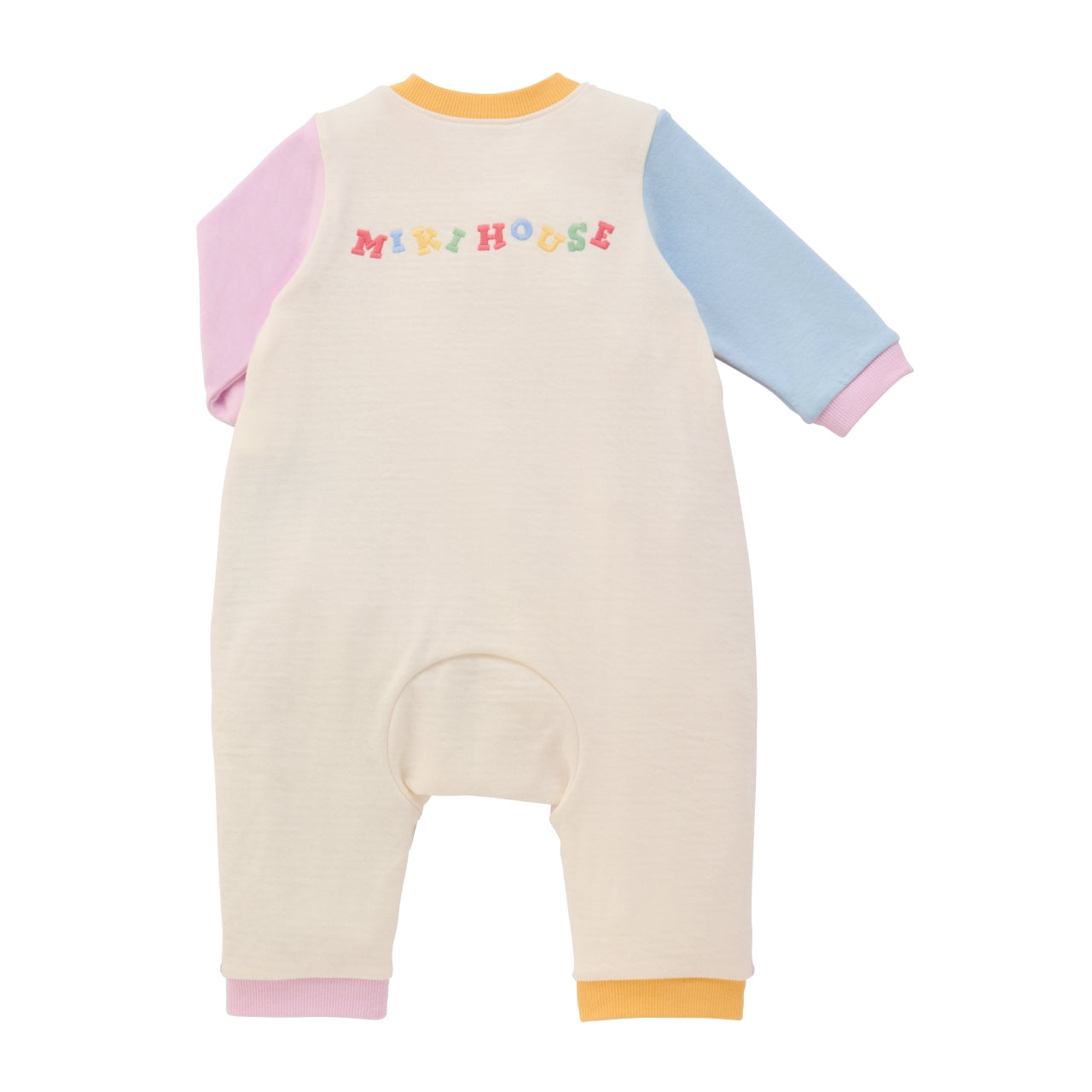 MIKI HOUSE Bear Double-Layer Cotton All-in-One