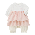 Baby Girls’ Embroidered Lace Occasion All-in-One