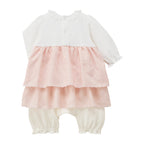 Baby Girls’ Embroidered Lace Occasion All-in-One